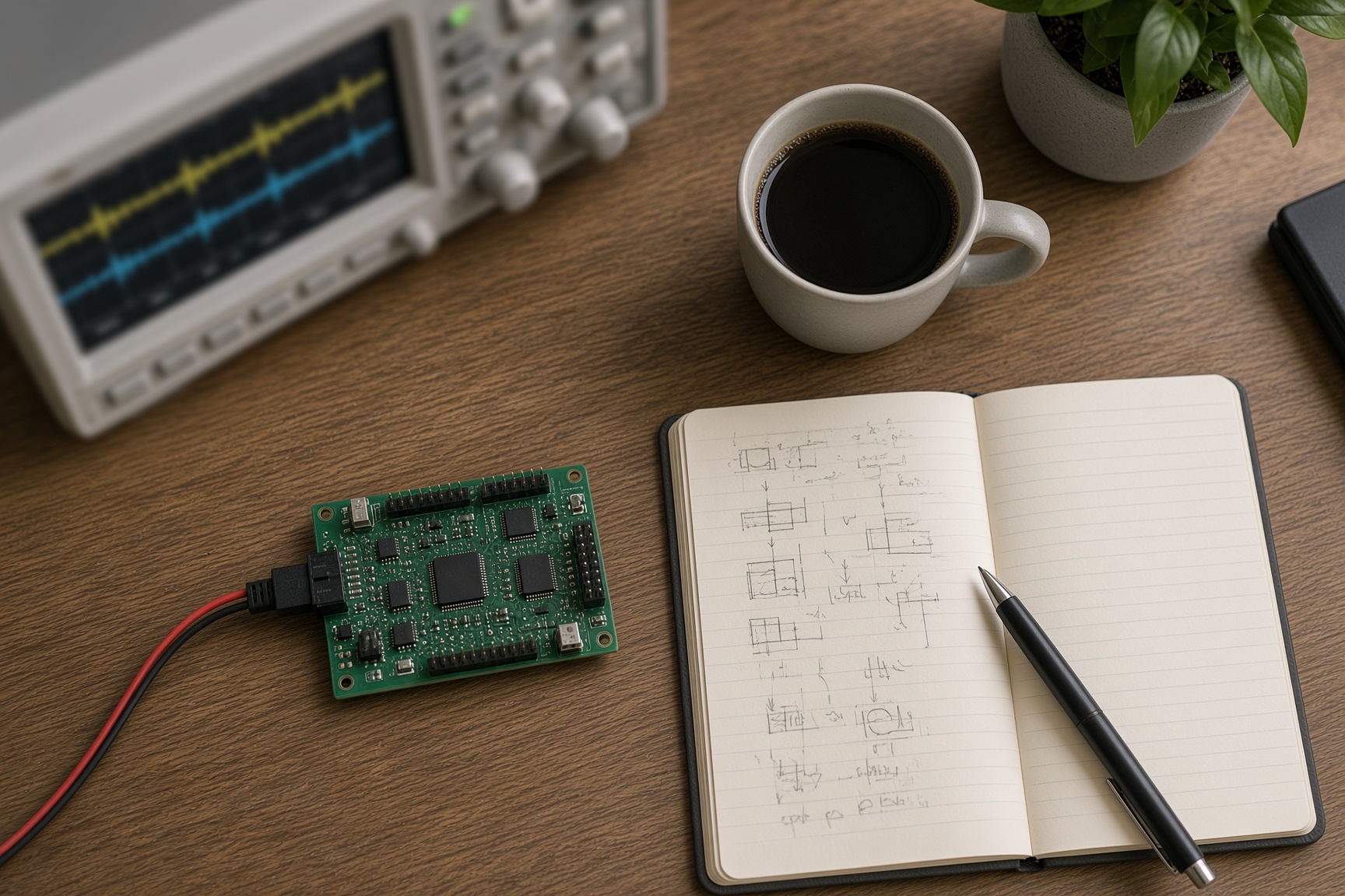 Electronics and signal prototyping workspace